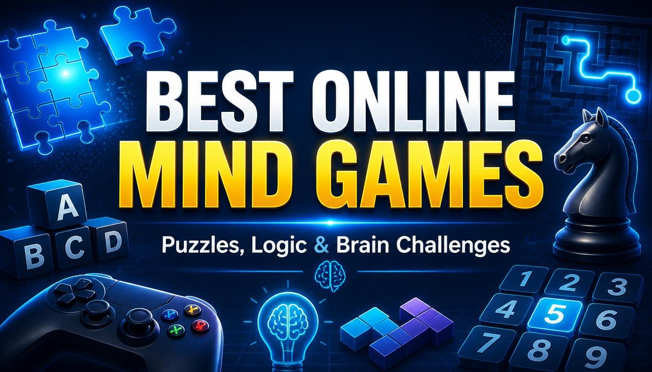 10 Best Online Games, Mind Games, Puzzles and Brain Challenges