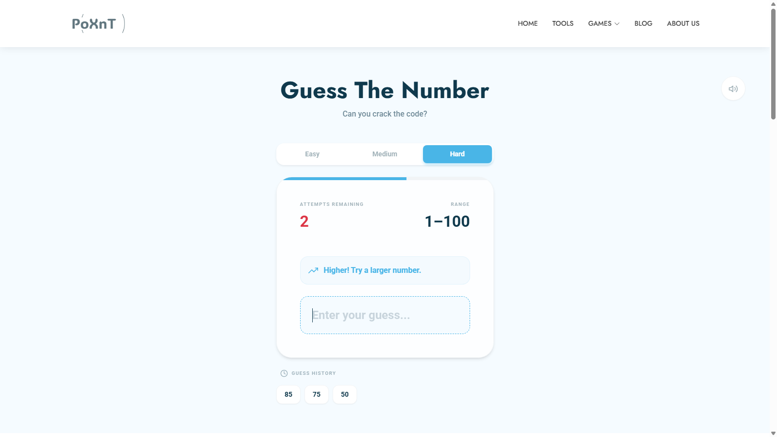 Guess The Number